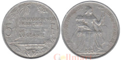 Французская Океания. 5 франков 1952 год. Марианна.