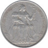  Французская Океания. 5 франков 1952 год. Марианна. 