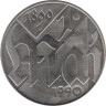  ГДР. 10 марок 1990 год. 100 лет Дню международной солидарности трудящихся. 