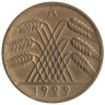  Веймарская республика. 10 рейхспфеннигов 1929 год. (A) 
