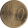  Португалия. 10 евроцентов 2003 год. Королевская печать первого короля Португалии Афонсу I образца 1142 года. 