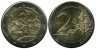 Италия. 2 евро 2008 год. 60 лет Всеобщей декларации прав человека. 
