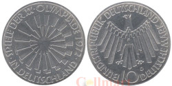 Германия (ФРГ). 10 марок 1972 год. XX летние Олимпийские Игры, Мюнхен 1972 - Эмблема "In Deutschland".