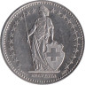  Швейцария. 1/2 франка 2012 год. Гельвеция. 
