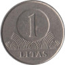  Литва. 1 лит 2002 год. 