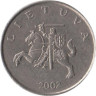  Литва. 1 лит 2002 год. 