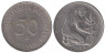  ФРГ. 50 пфеннигов 1989 год. (G) 