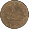  ФРГ. 5 пфеннигов 1990 год. (J) 