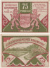 Бона. Германия. Грундхоф 75 пфеннигов 1921 год. Нотгельд. (VF) 