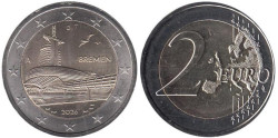 Германия. 2 евро 2026 год. Бремен, музей климатических зон. (A)