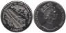  Остров Мэн. 1 крона 1998 год. 125 лет паровой железной дороге - горная железная дорога Пилатус. 