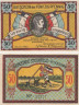  Бона. Германия. Штайнфельд (Шлезвиг) 50 пфеннигов 1920 год (вариант 2). Нотгельд. (XF) 
