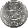  Финляндия. 1 марка 1966 год. 