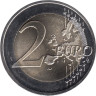  Литва. 2 евро 2015 год. Литовский язык. 