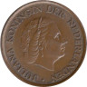  Нидерланды. 5 центов 1977 год. Королева Юлиана. 