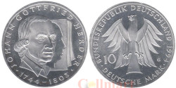 Германия (ФРГ). 10 марок 1994 год. 250 лет со дня рождения Иоганна Готфрида Гердера.