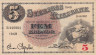  Бона. Швеция 5 крон 1949 год. Мать Свея. (VF) 