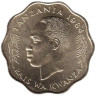 Танзания. 10 центов 1984 год. Зебра. 