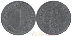 Германия (Третий рейх). 1 рейхспфенниг 1941 год. Герб. (A)