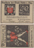  Бона. Германия. Мёльн 50 пфеннигов 1921 год. Герб. Нотгельд. (XF) 