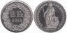  Швейцария. 2 франка 2011 год. Гельвеция. 