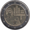  Словения. 2 евро 2011 год. 100 лет со дня рождения Франца Розмана - Стане. 