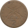  Греция. 2 драхмы 1976 год. Георгиос Караискакис. 