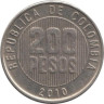  Колумбия. 200 песо 2010 год. 