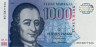  Бона. Финляндия 1000 марок 1986 год. Андерс Чудениус. (XF) 