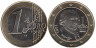  Австрия. 1 евро 2002 год. Вольфганг Амадей Моцарт. 