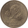  Украина. 1 гривна 2012 год. Чемпионат Европы по футболу 2012. 