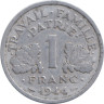  Франция. 1 франк 1944 год. Режим Виши. (B) 