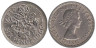  Великобритания. 6 пенсов 1966 год. 