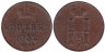  Россия. 1 копейка 1852 год. Император Николай I. ЕМ. 