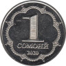  Таджикистан. 1 сомони 2020 год. Мирзо Турсун-заде. 