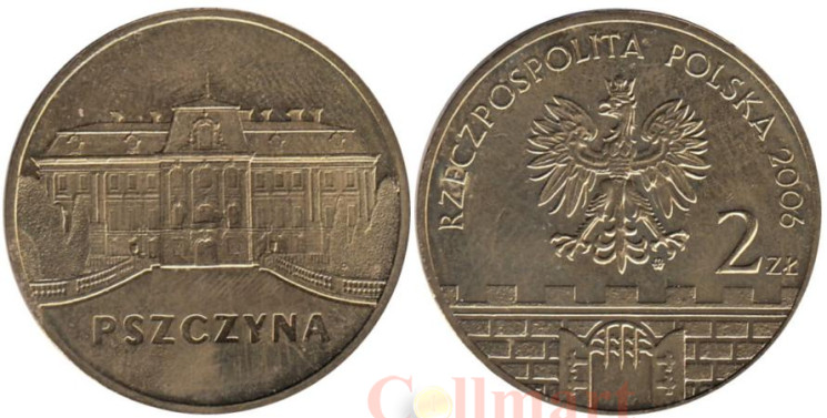  Польша. 2 злотых 2006 год. Пщина. 
