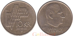 Норвегия. 10 крон 2001 год.