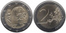  Словакия. 2 евро 2018 год. 25 лет Словакии. 