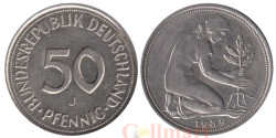 ФРГ. 50 пфеннигов 1989 год. (J)