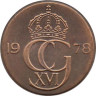  Швеция. 5 эре 1978 год. Король Карл XVI Густав. 