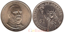 США. 1 доллар 2012 год. 22-й президент Гровер Кливленд (1885–1889). (D)