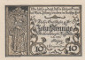  Бона. Германия. Тегернзе 10 пфеннигов 1921 год. Нотгельд. (XF) 