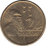  Австралия. 2 доллара 2011 год. Абориген. 