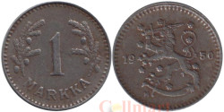 Финляндия. 1 марка 1950 год. (железо)