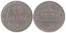  Крит. 10 лепт 1900 год. Корона. 
