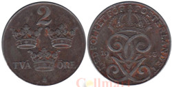 Швеция. 2 эре 1943 год. Три короны.