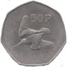  Ирландия. 50 пенсов 1981 год. Вальдшнеп. 