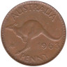  Австралия. 1 пенни 1963 год. Кенгуру. 