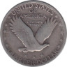  США. 25 центов 1930 год. 25 центов со стоящей Свободой. (S) 