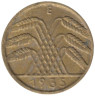 Германия (Веймарская республика). 10 рейхспфеннигов 1935 год. Колосья. (E) 
